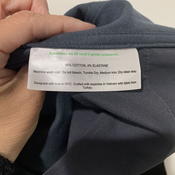 MM LaFleur | Pants Gray Bootcut Cotton Stretch- Size 14 - Picture 7 of 8